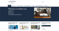 Desktop Screenshot of jardinelaw.ca